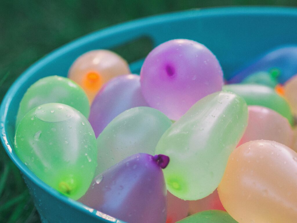 water balloon color sorting