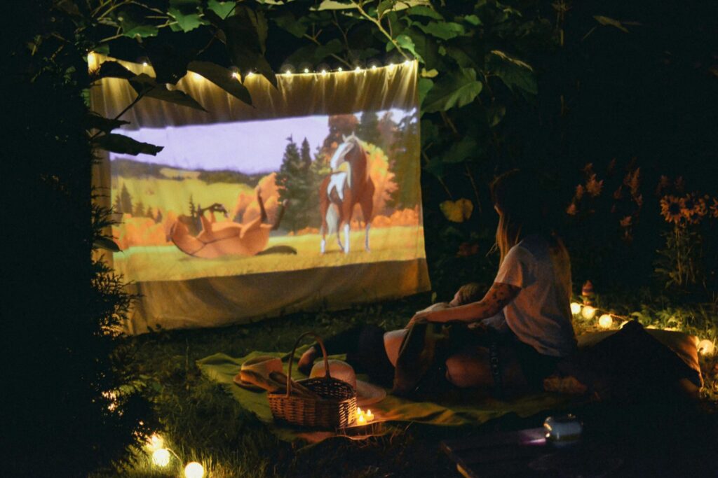 outdoor movie night
