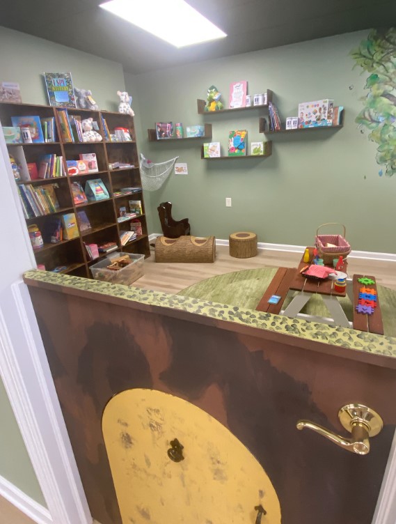 Sage and Honey cafe kid play area door